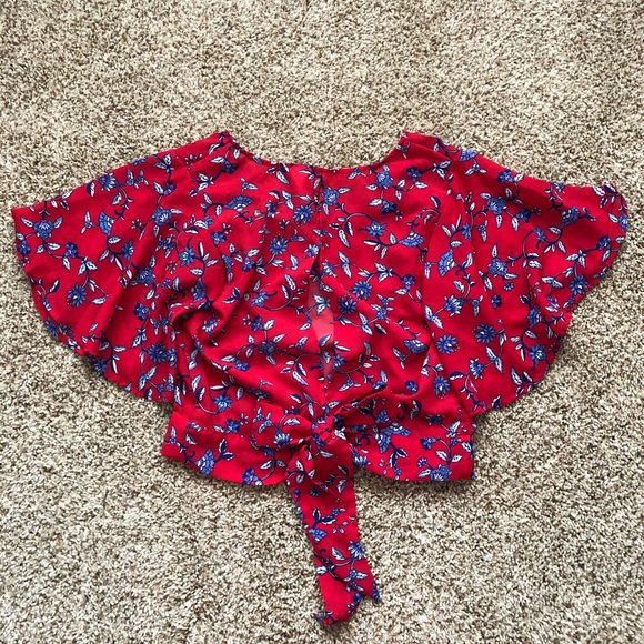 Japna Flowy Semi-Crop Top - Picture 2 of 3